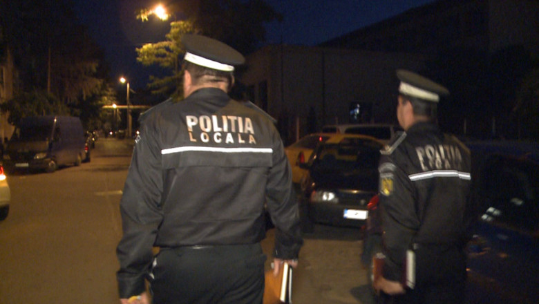 Gălăgie la miezul nopții pe terasa unui bar: Doi bărbați, luați de Poliția Locală