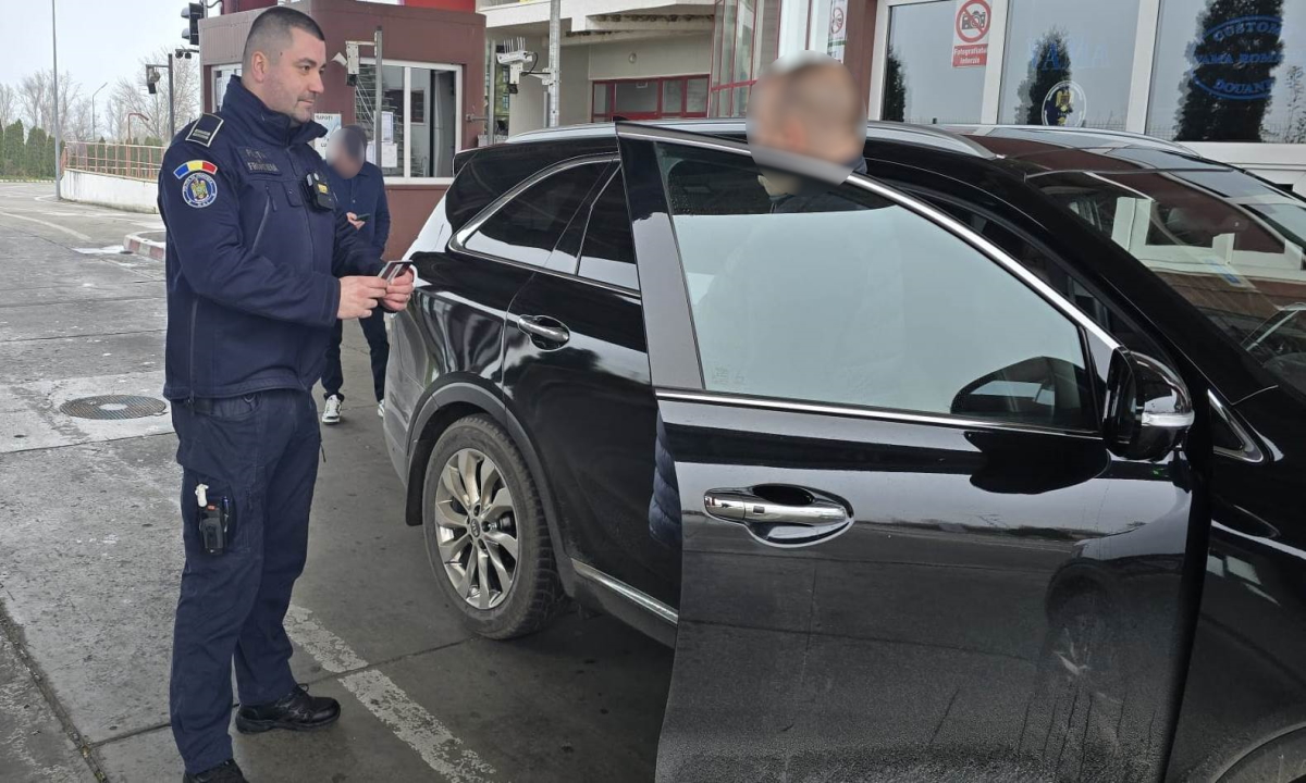 Necaz pentru un șofer oprit la Stânca, a dat vina pe șeful lui 