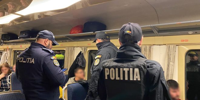 RAZIE a polițiștilor în trenuri și stații de călători: Au fost date amenzi de 7.000 de lei 