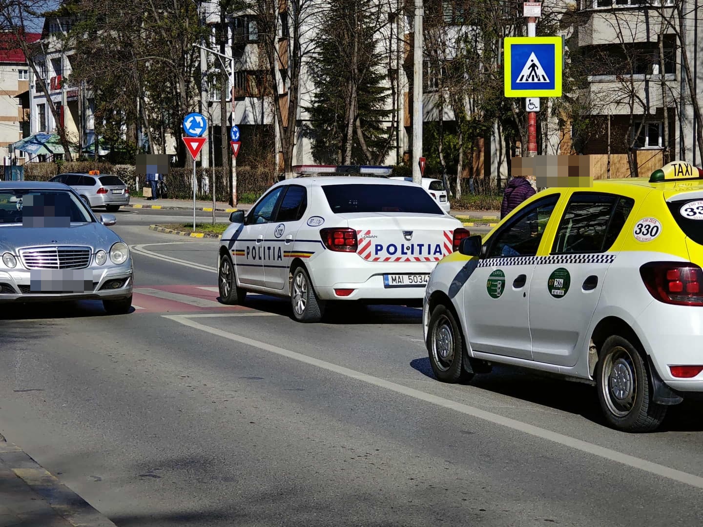 Șofer turmentat reținut de polițiștii botoșăneni 