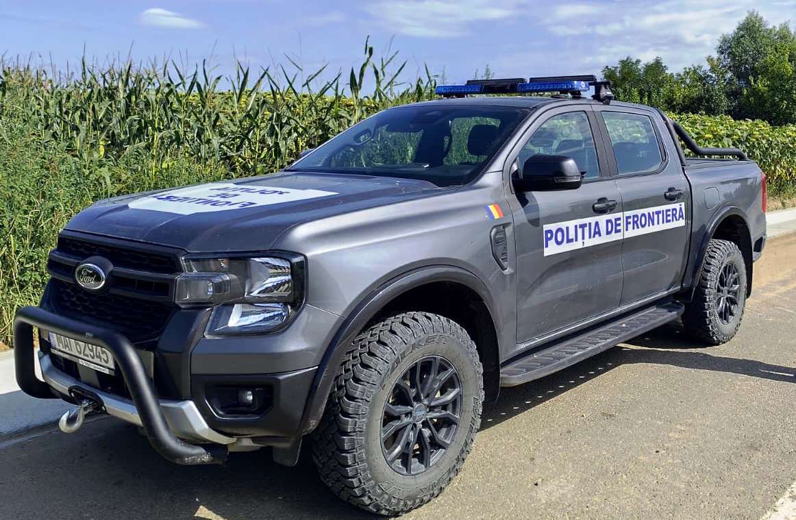 politisti de frontiera control.