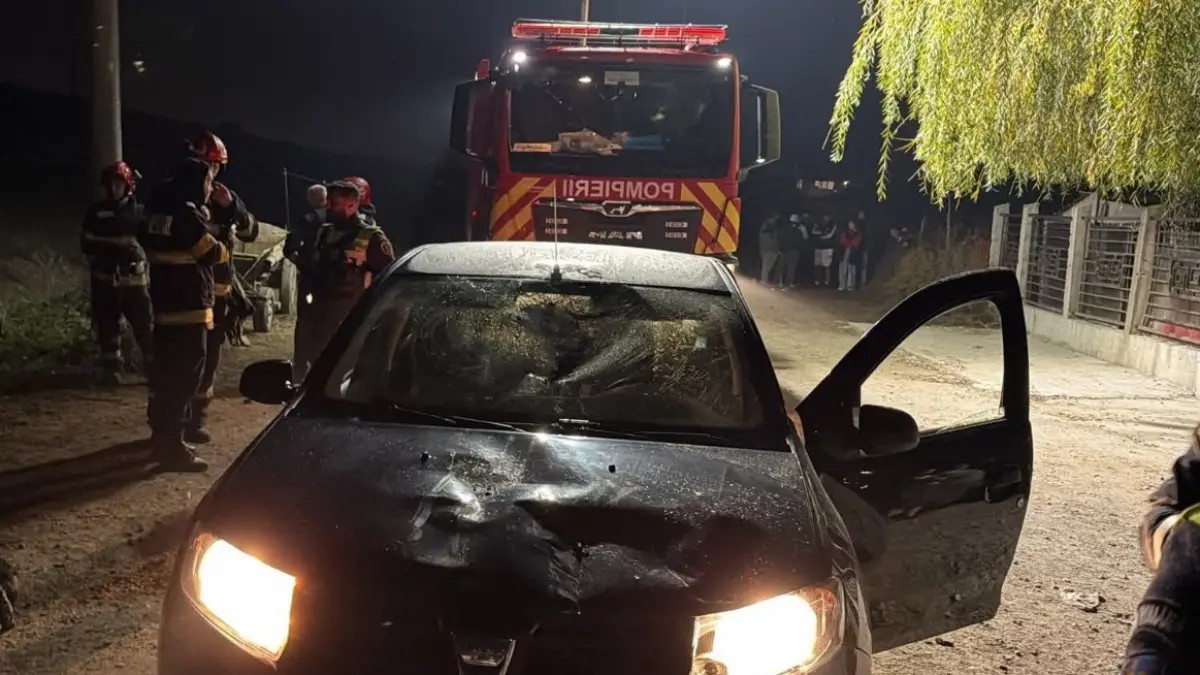 pompier ranit la o interventie