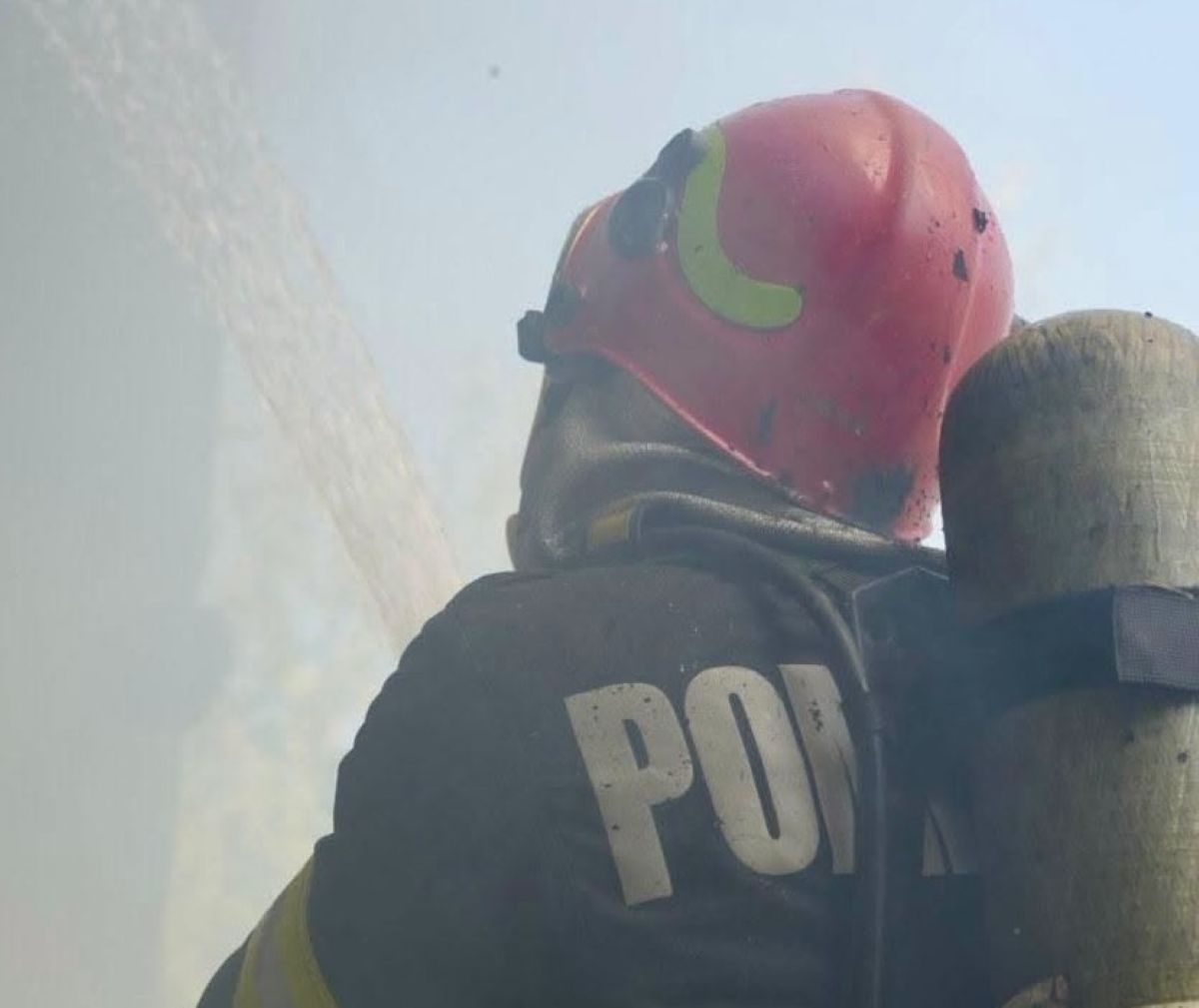pompieri la incendiu