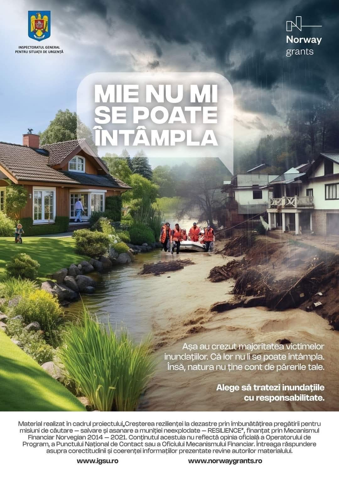 Pompierii, mesaj la începutul toamnei privind fenomenele meteo extreme  