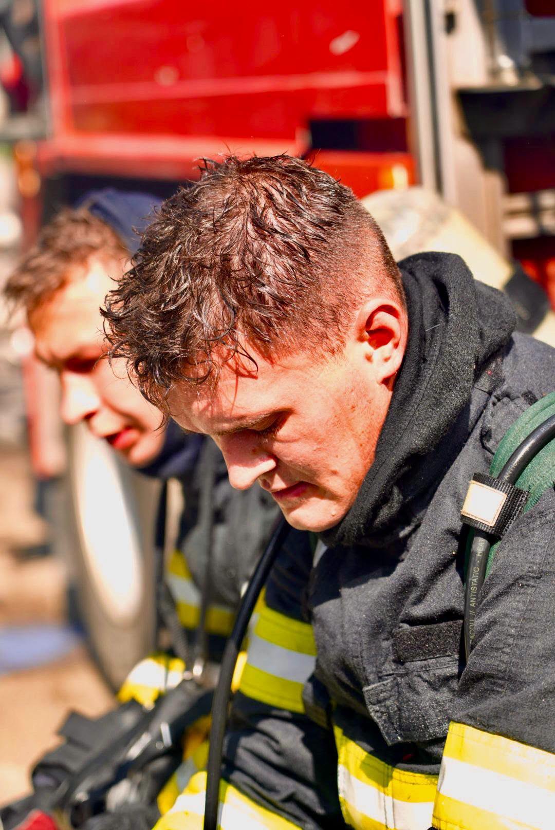 pompierii care un intervenit la un incendiu