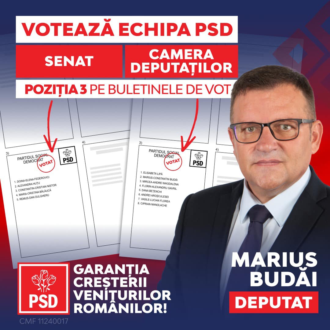Deputatul Marius Budăi ia apărarea votanților lui Călin Georgescu: Nimeni nu are dreptul să-i judece sau să-i eticheteze pentru votul lor. Este expresia unei nemulțumiri.
