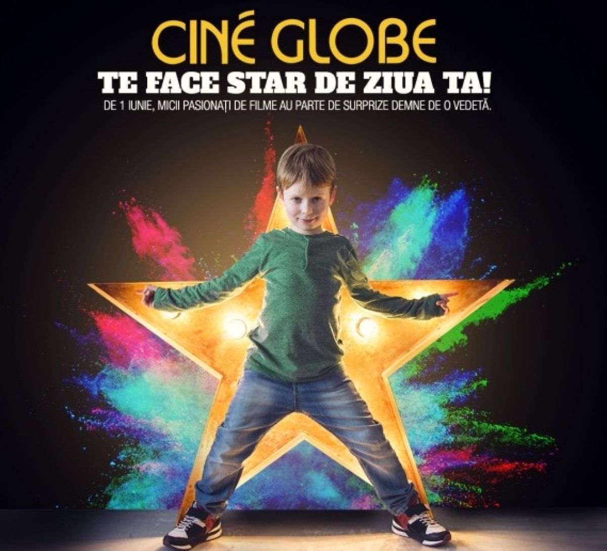 De 1 Iunie, la Cine Globe copiii au parte de suprize demne de o vedetă de film