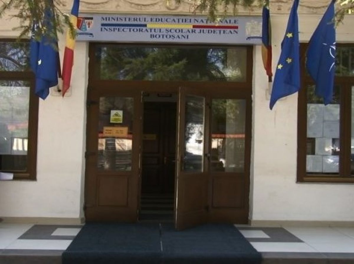 Un inspector din educația botoșăneană își încetează activitatea în cadrul IȘJ