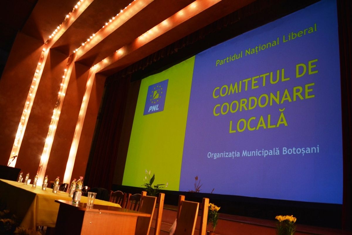 ANUNȚ oficial: Comitetul de coordonare municipal al PNL Botoșani, convocat pe 1 iulie la ședința de alegeri