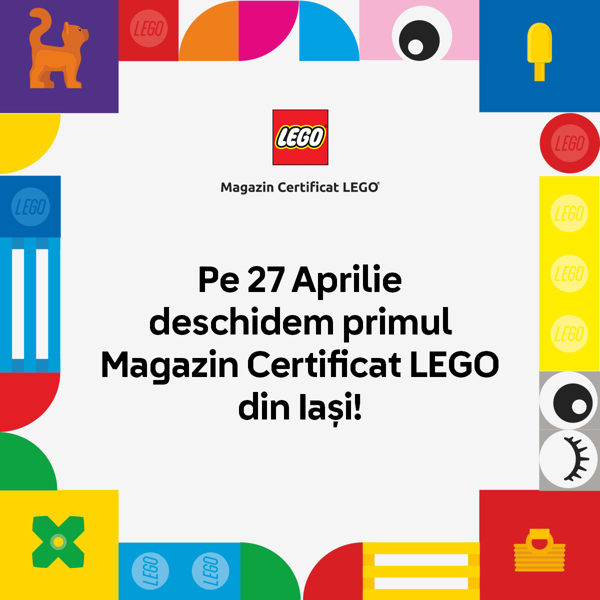 Deschidem primul magazin certificat LEGO®  din Iași, în Mall Moldova