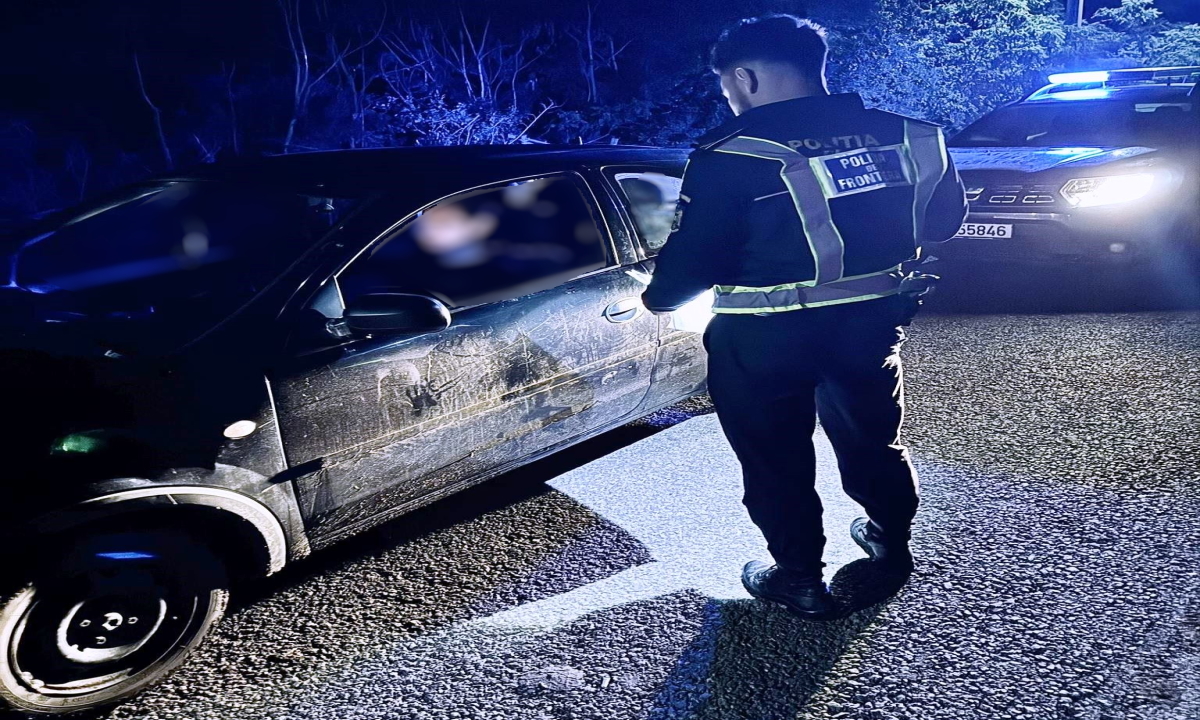Tânăr BEAT și fără permis prins de polițiștii de frontieră botoșăneni