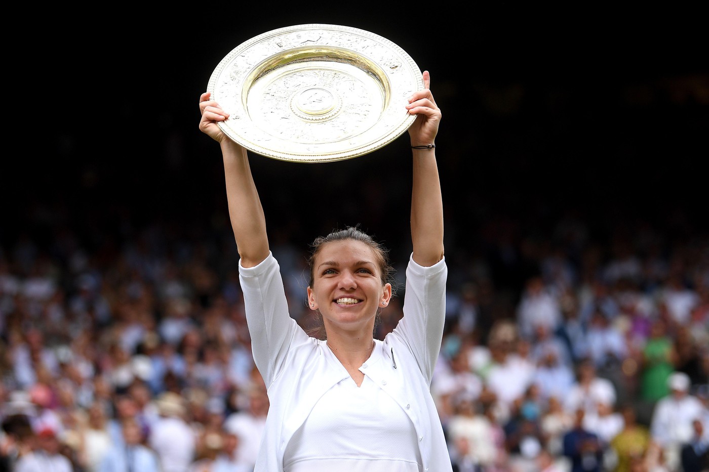 Simona Halep, sărbătorită la Cluj într-un meci de gală emoționant