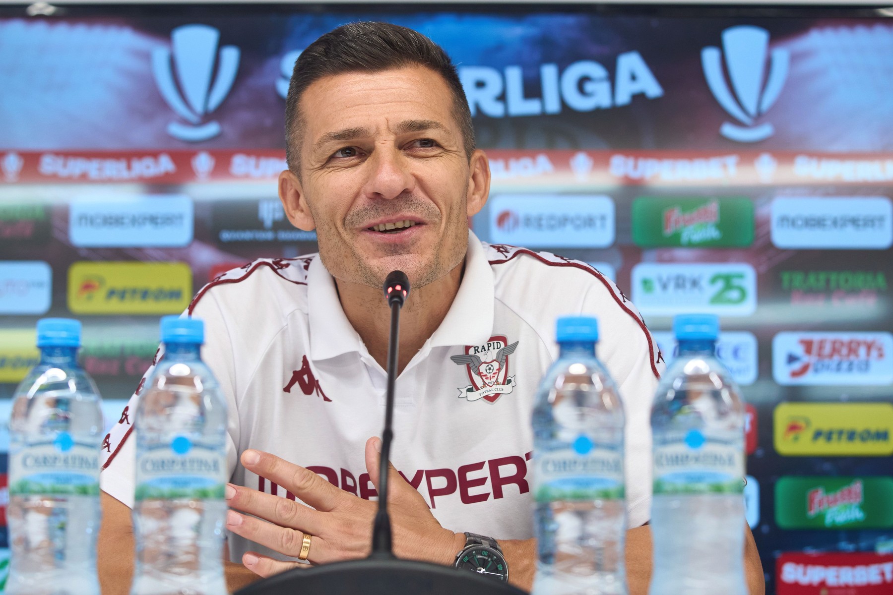 Probleme majore pentru Rapid înainte de meciul cu U Cluj: Gâlcă, îngrijorat de absențele din defensivă