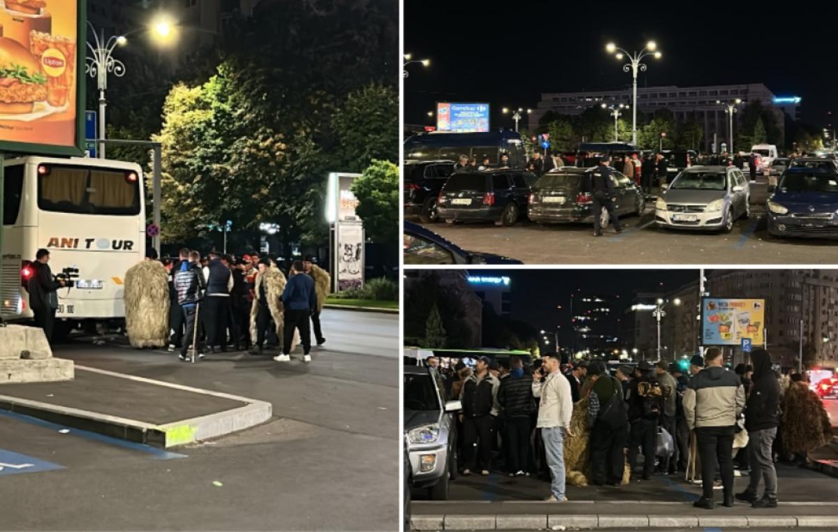 protest neautorizat al fermierilor