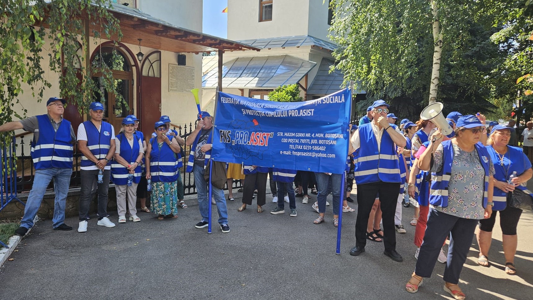 protest sindicatul impact pro asist