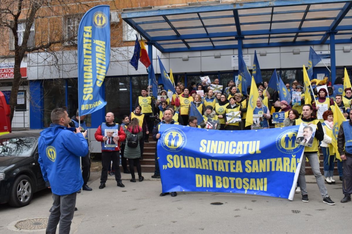 MIERCURI: Grevă de avertisment în spitalele din Botoșani și la Centrul de Transfuzie 