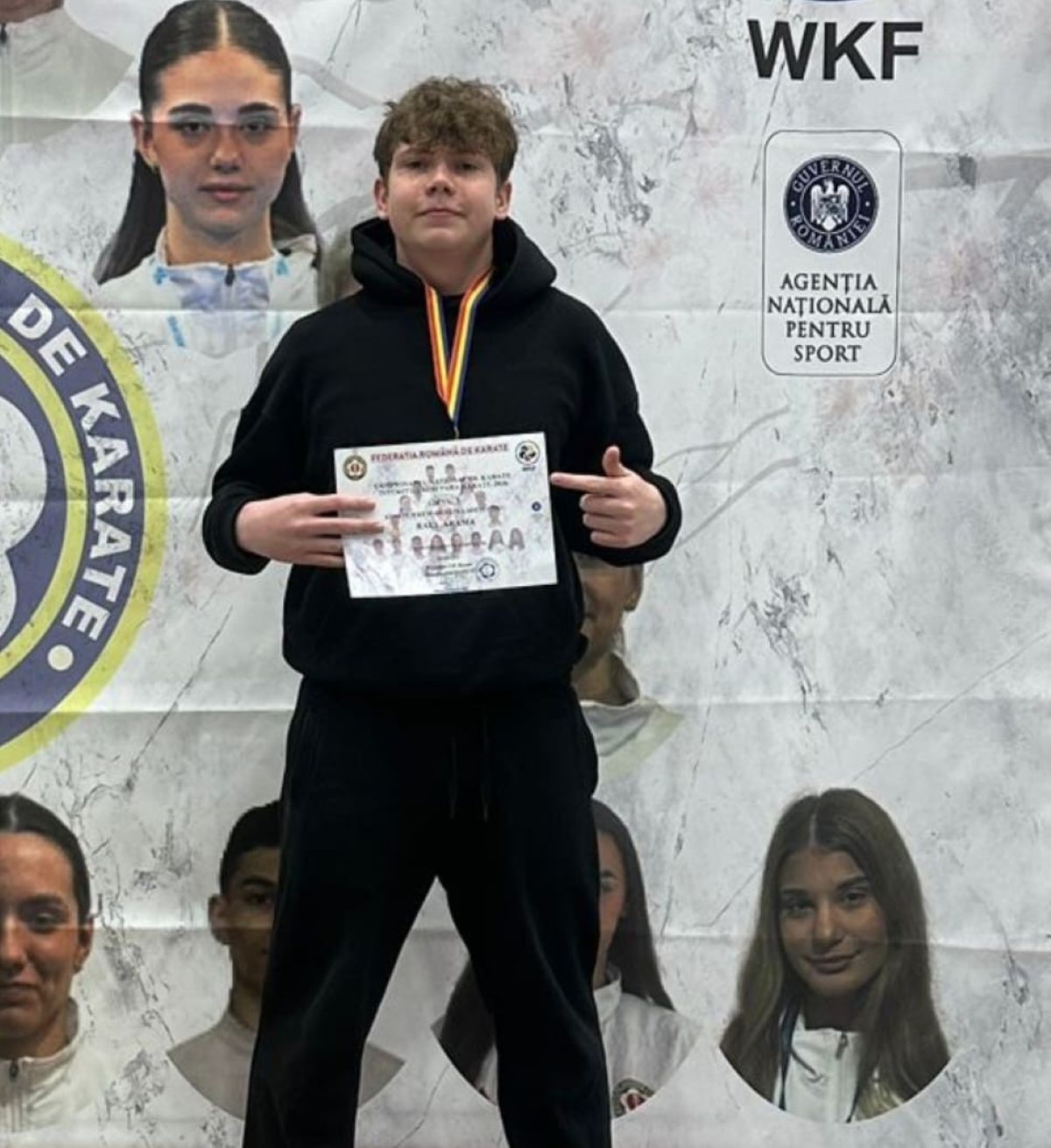 Raul Arama medaliat la Arges.