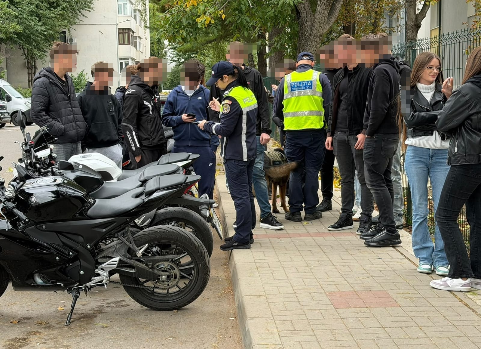 razie in jurul scolilor la botosani