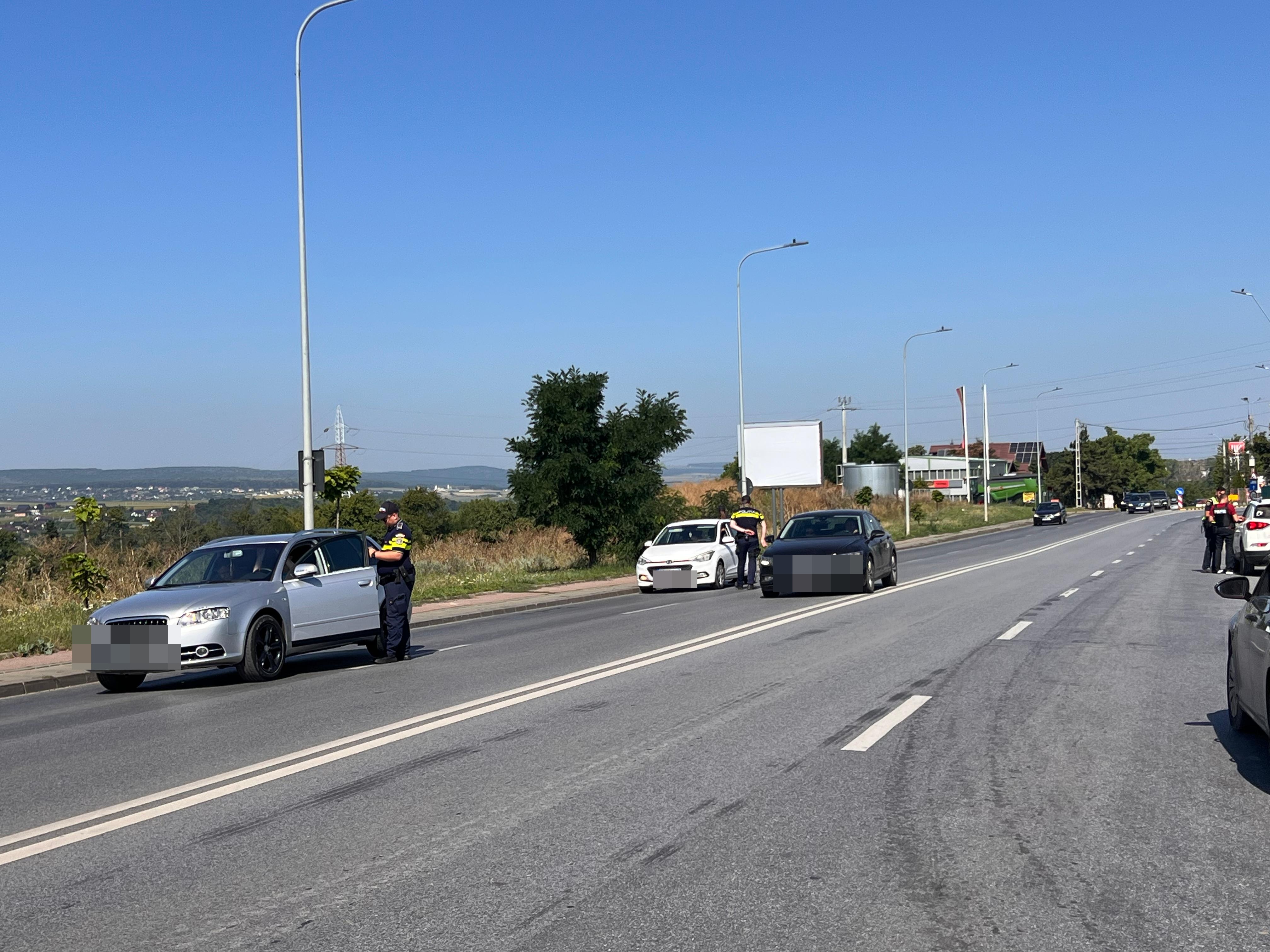 FILTRE în tot județul: Peste 200 de amenzi și șoferi lăsați fără permis