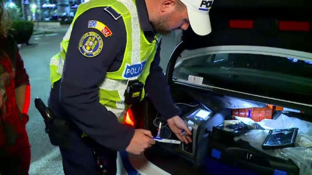 Razie a polițiștilor în locul unde a murit un om, trei șoferi au rămas fără permis 