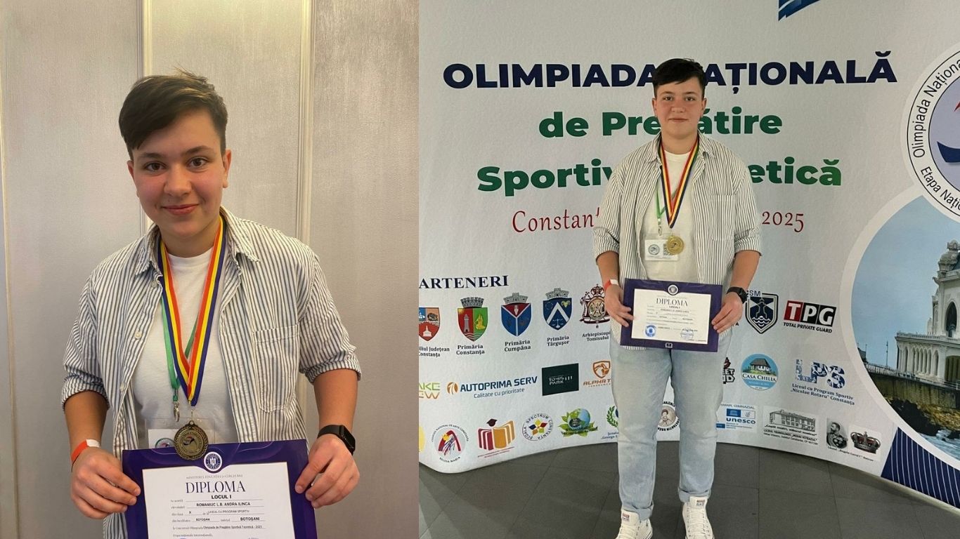 O lecție de curaj: Fiica polițistei din Botoșani, încercată de viață, ajunge din nou la olimpiada națională 