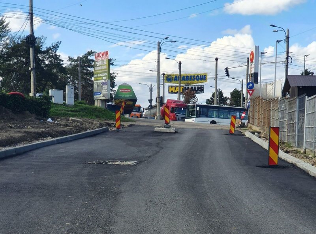 Licitație cu repetiție pentru amenajarea sensului giratoriu de pe ruta alternativă Botoșani - Suceava