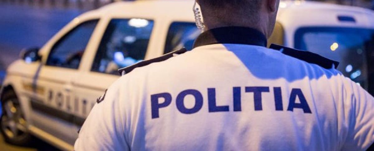 Un botoșănean s-a speriat de polițiști și a intrat cu mașina în șanț
