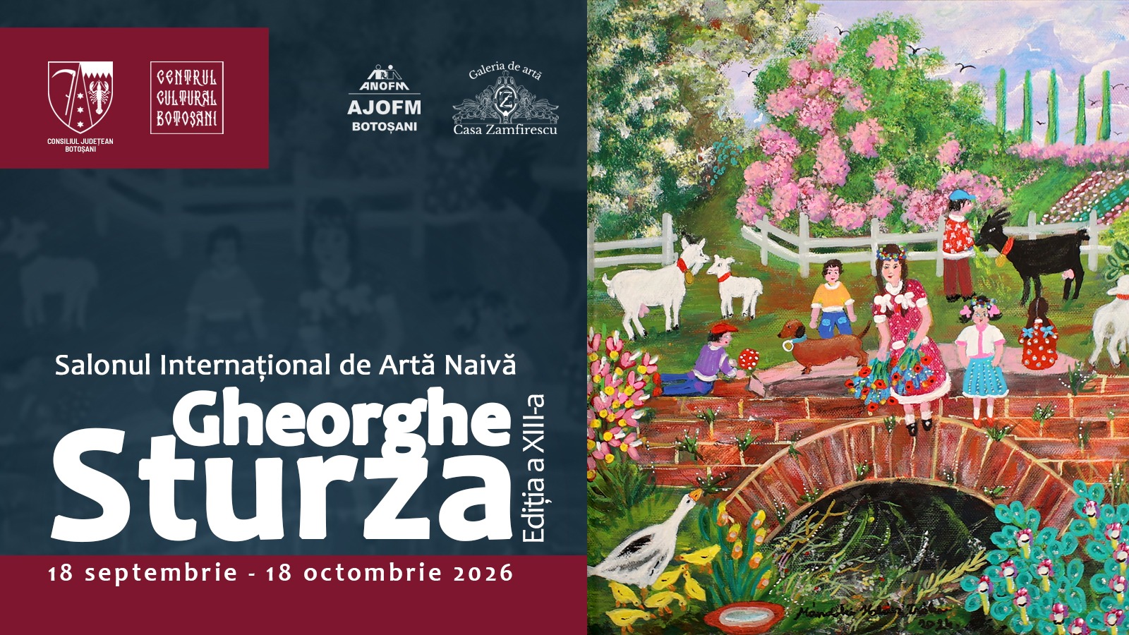 Salon Internațional de Artă Naivă la Botoșani: Înscrieri până la finalul lunii iunie 