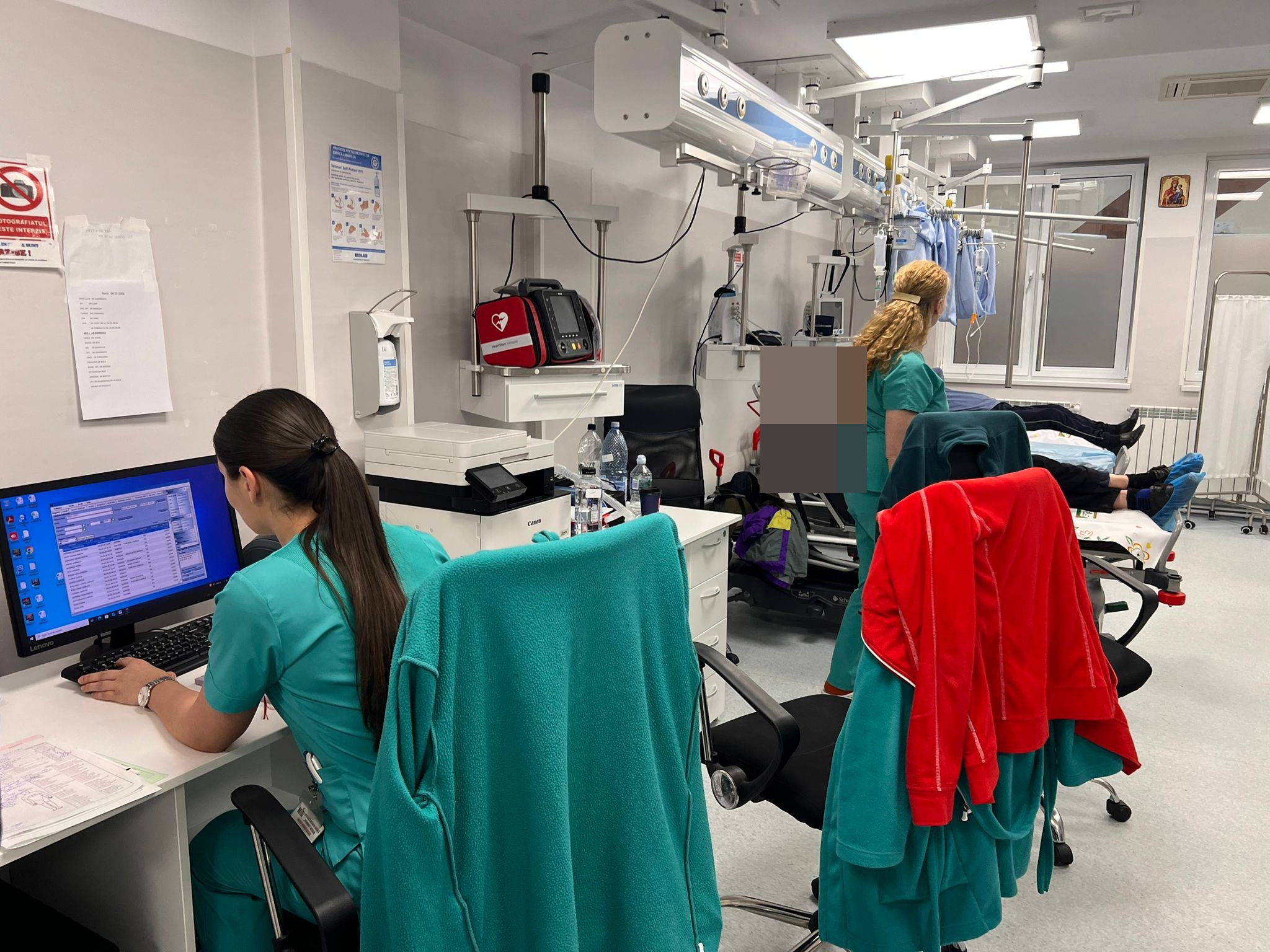 sofer dus de politisti la spital