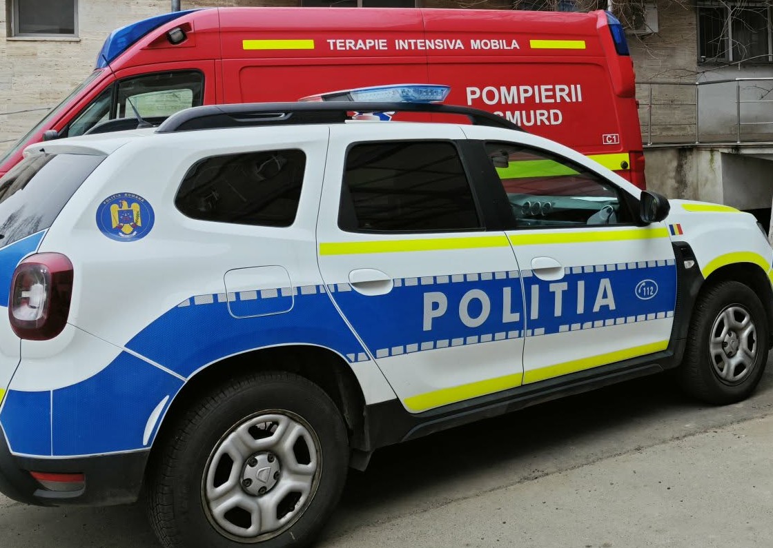 sofer dus de politisti la spital