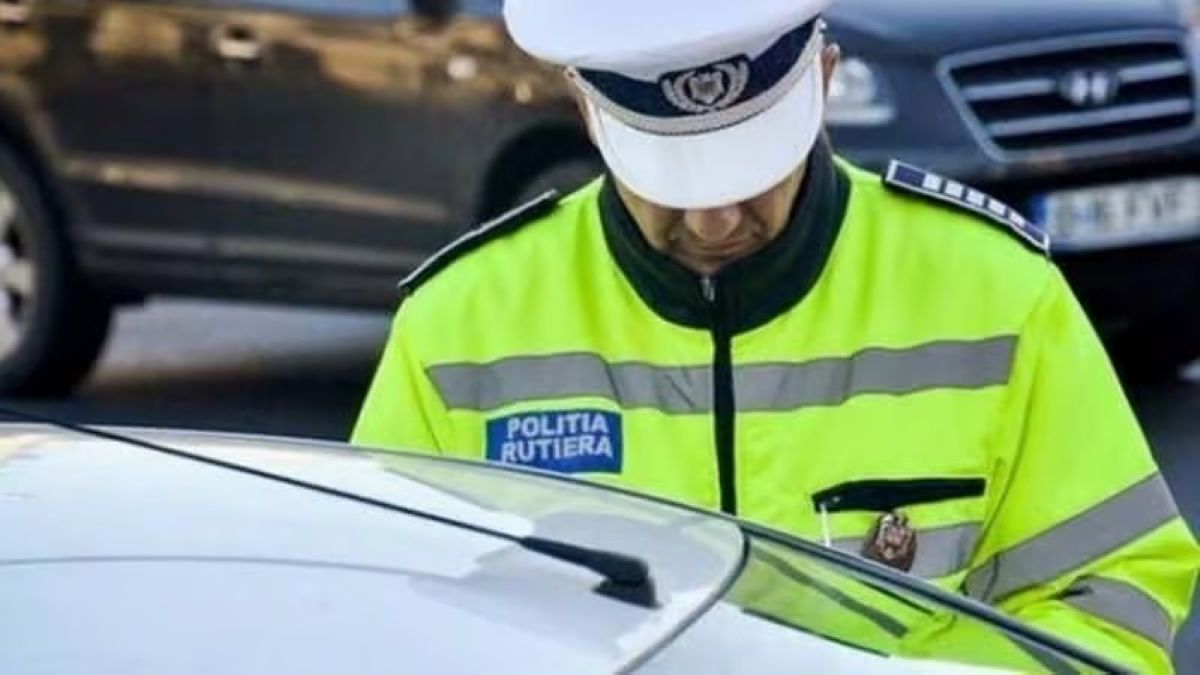sofer oprit de politie