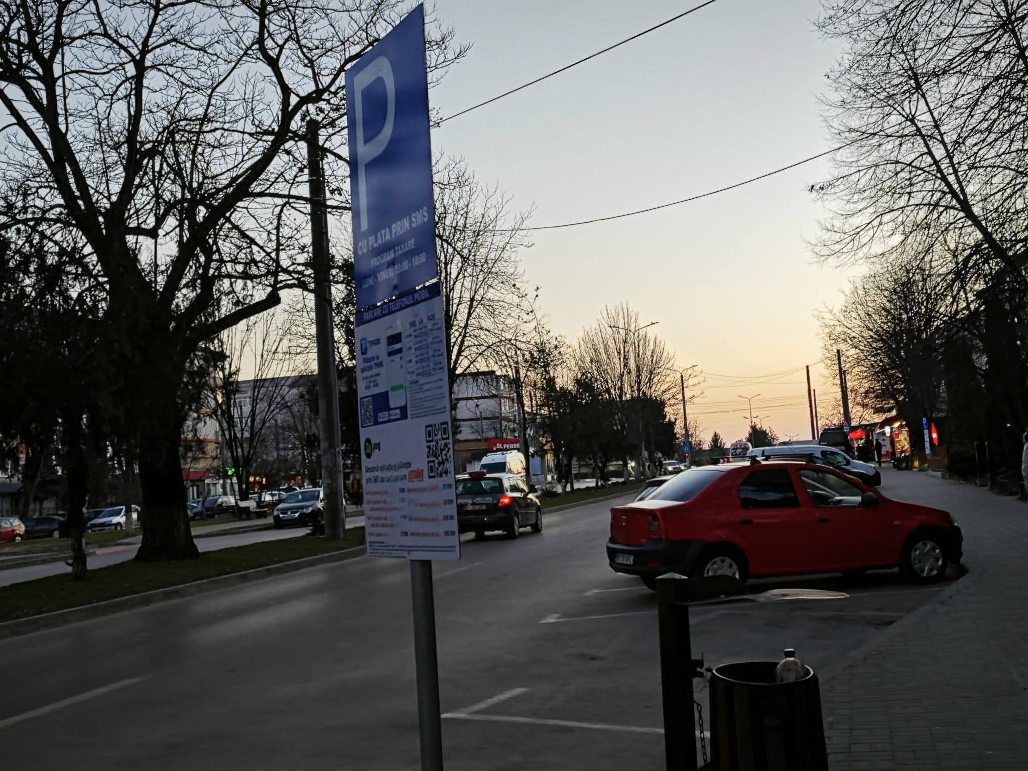 Șoferi amendați de polițiștii locali în parcările cu plată 