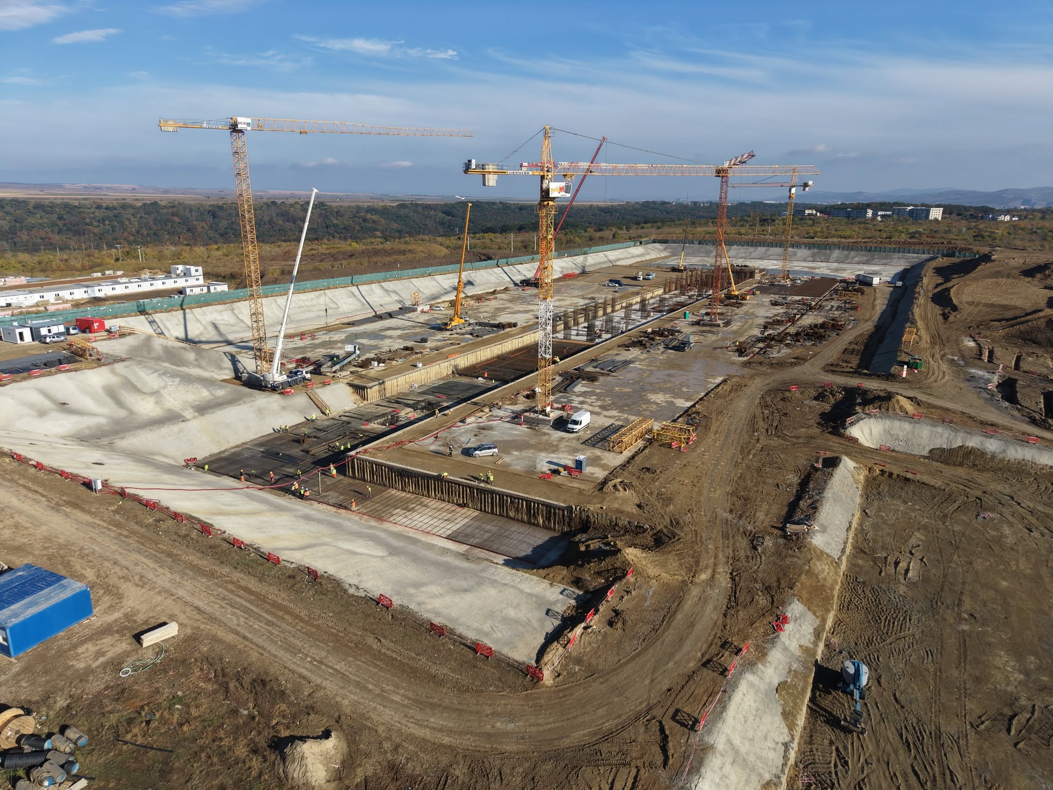 Spitalul Regional prinde contur: săpăturile pentru clădirea principală au ajuns la 89%
