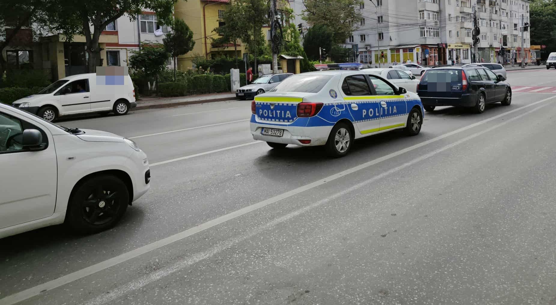 Botoșănean mort de beat prins la plimbare cu mașina prin oraș 