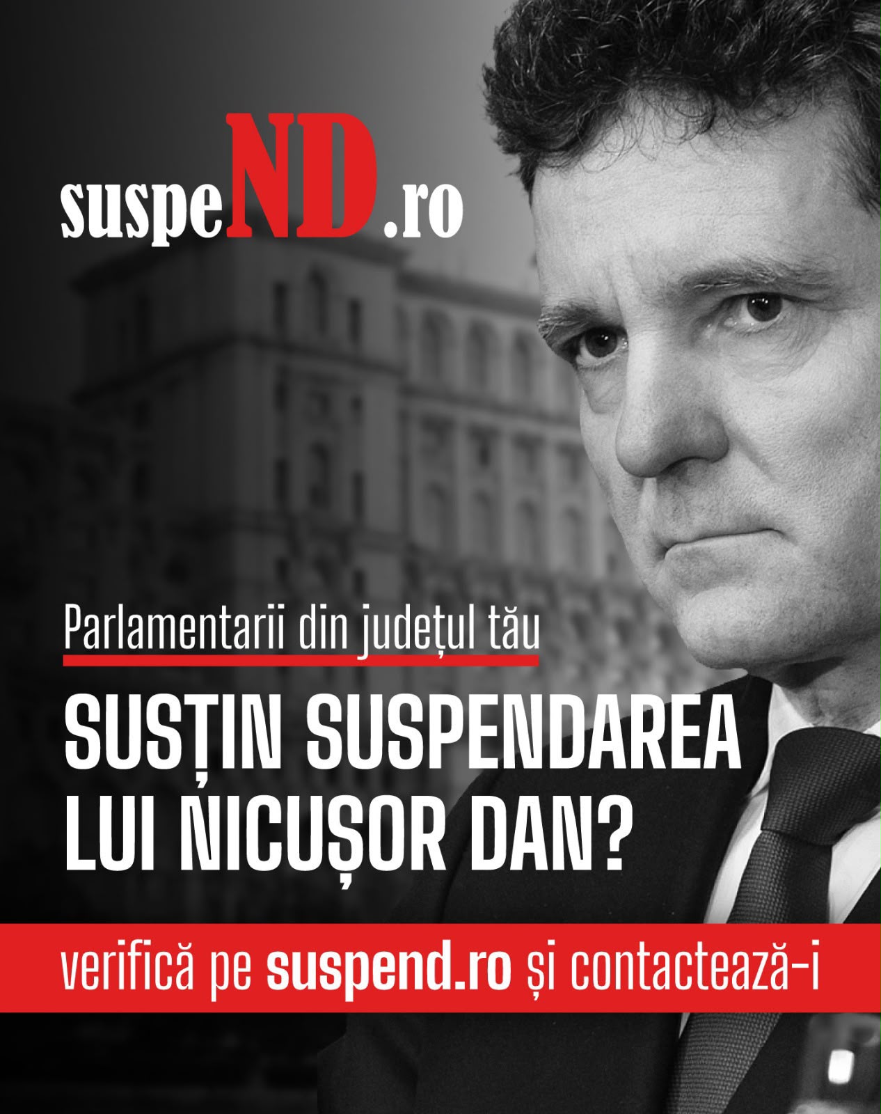 suspendarea lui Nicusor Dan