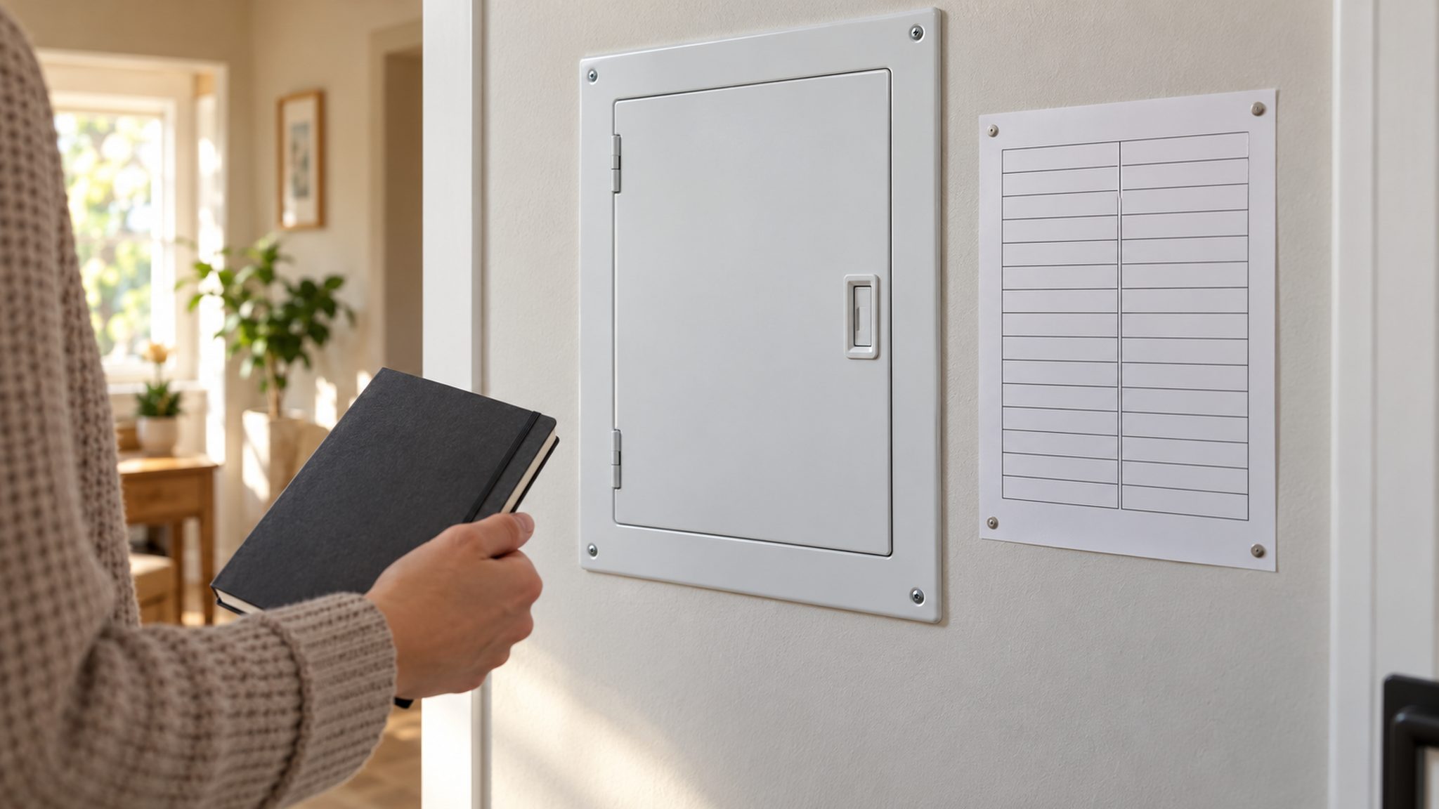 Tabloul electric din casă: cum notezi circuitele fără să umbli la instalație