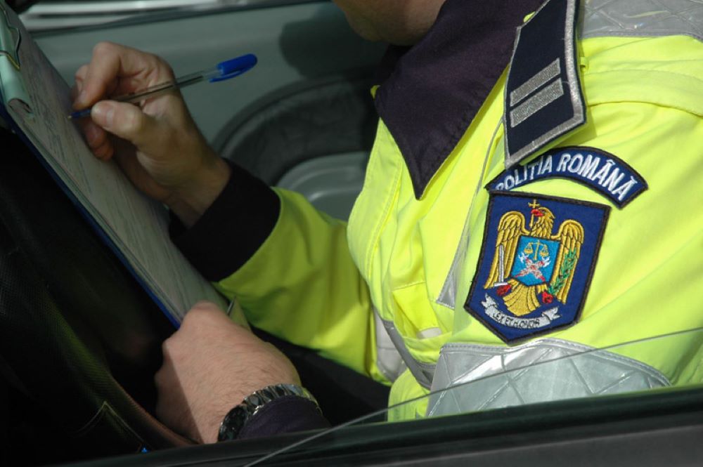 amenda in trafic pentru un sofer