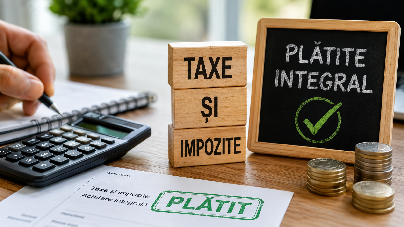 taxe si impozite platite integral