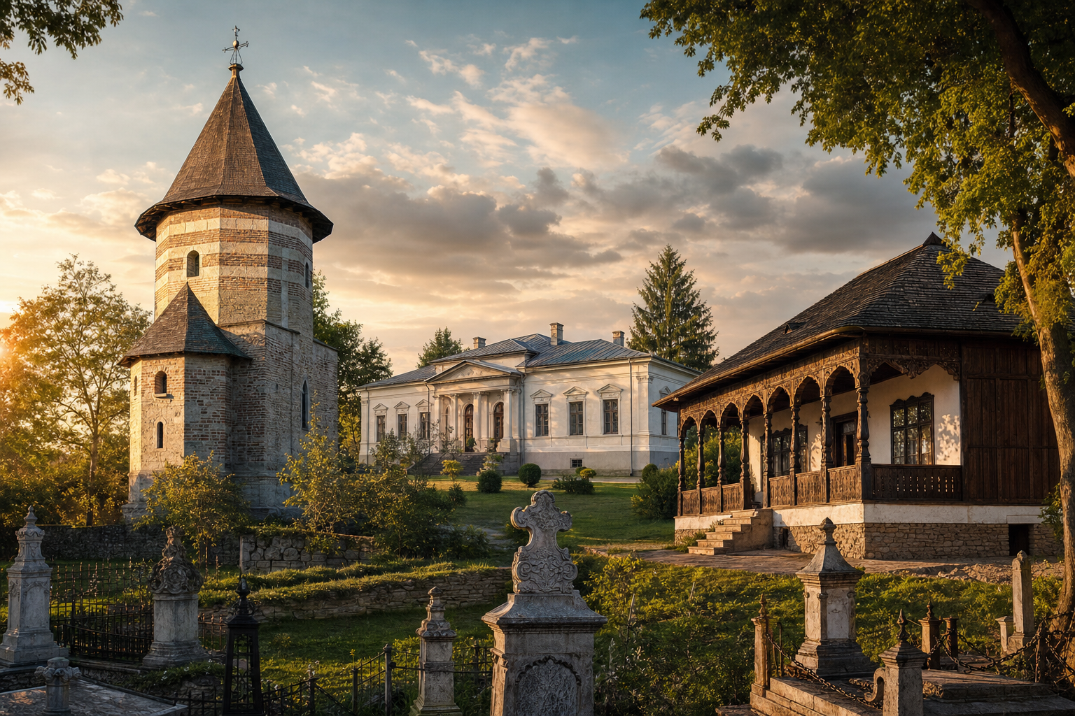 Topul monumentelor care dau frumusețe județului Botoșani, de la biserica botezului lui Eminescu la conacul din secolul 19