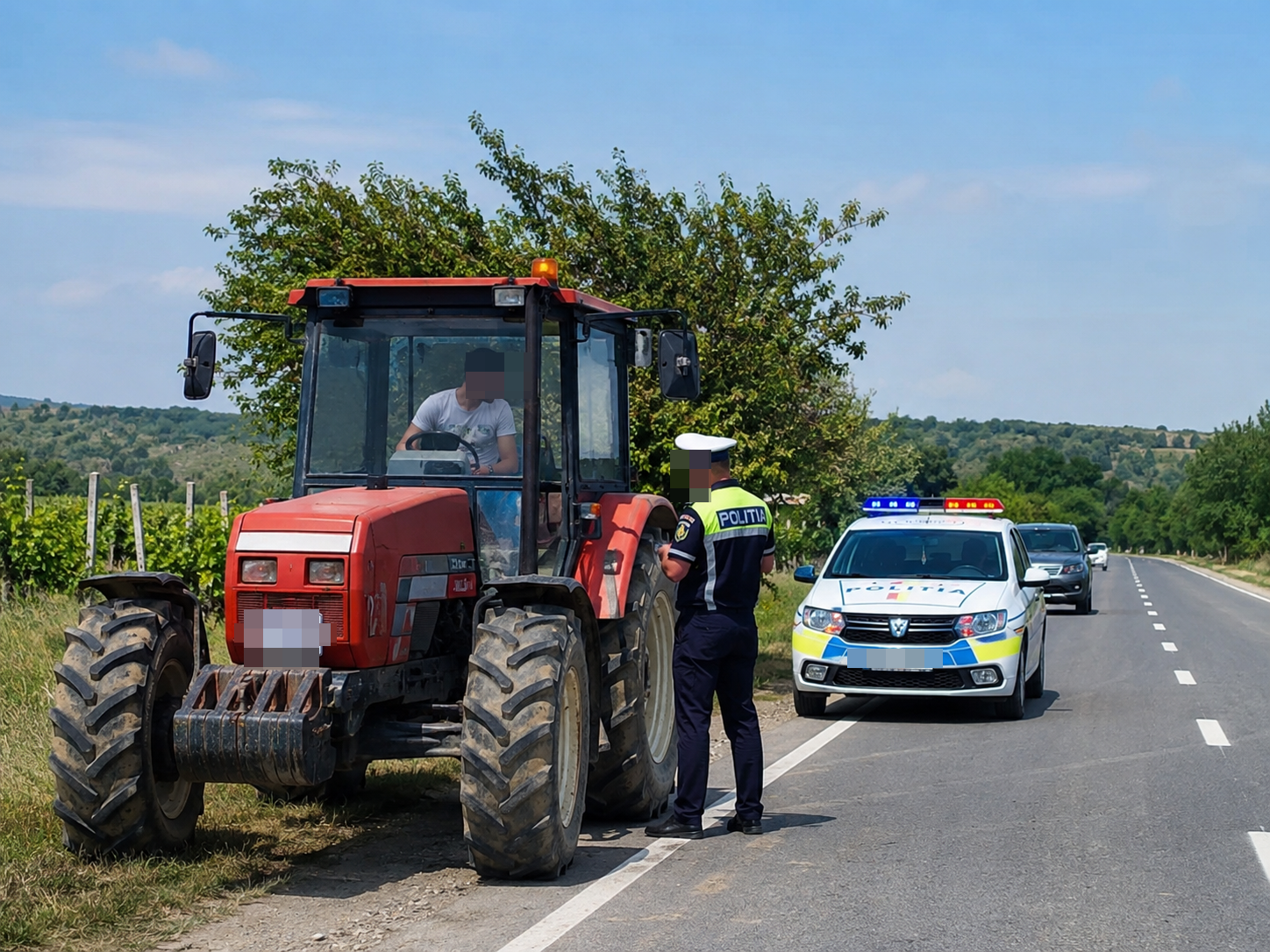 ractor tras pe dreapta.