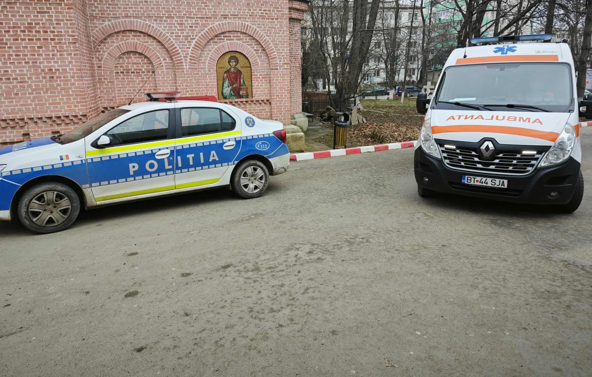 Botoșănean de 65 de ani dus cu Poliția la spital