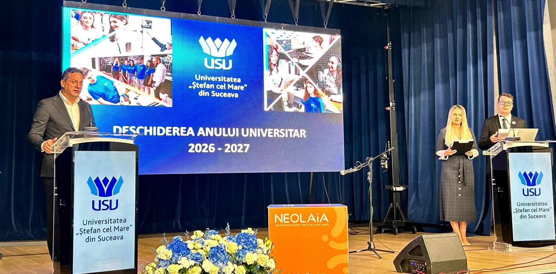 Valeriu Iftime, la deschiderea anului universitar la Suceava: Vreau învățământ superior la Botoșani și vă ajut cu tot ce pot! 