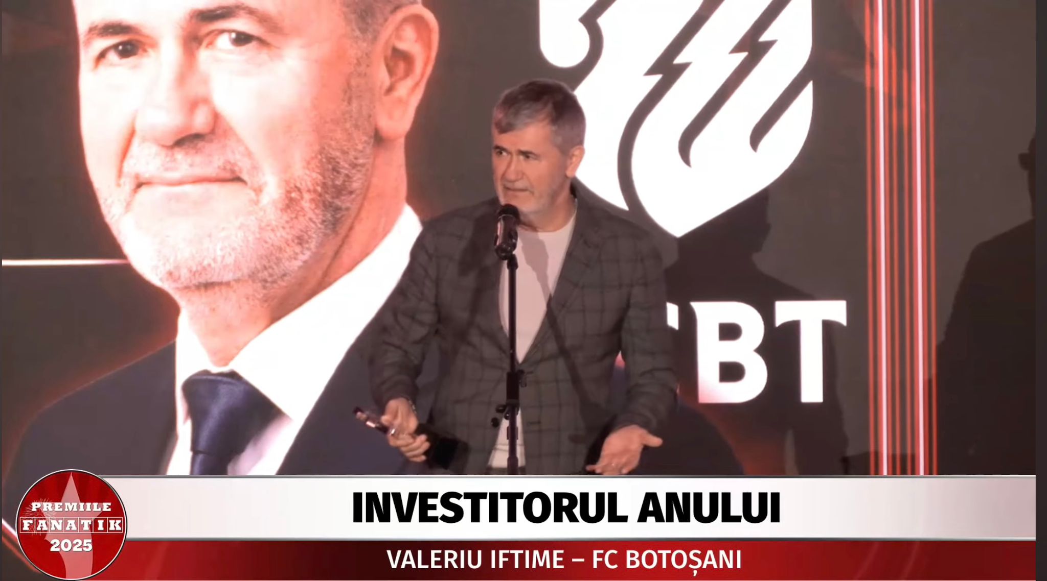 Valeriu Iftime a fost desemnat „investitorul anului” și și-a lăudat portarul - Să fie Anestis pe locul 1 și Aioani pe 2