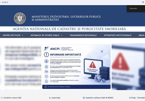 În sfârșit! Platforma de la Cadastru redevine funcțională în această săptămână
