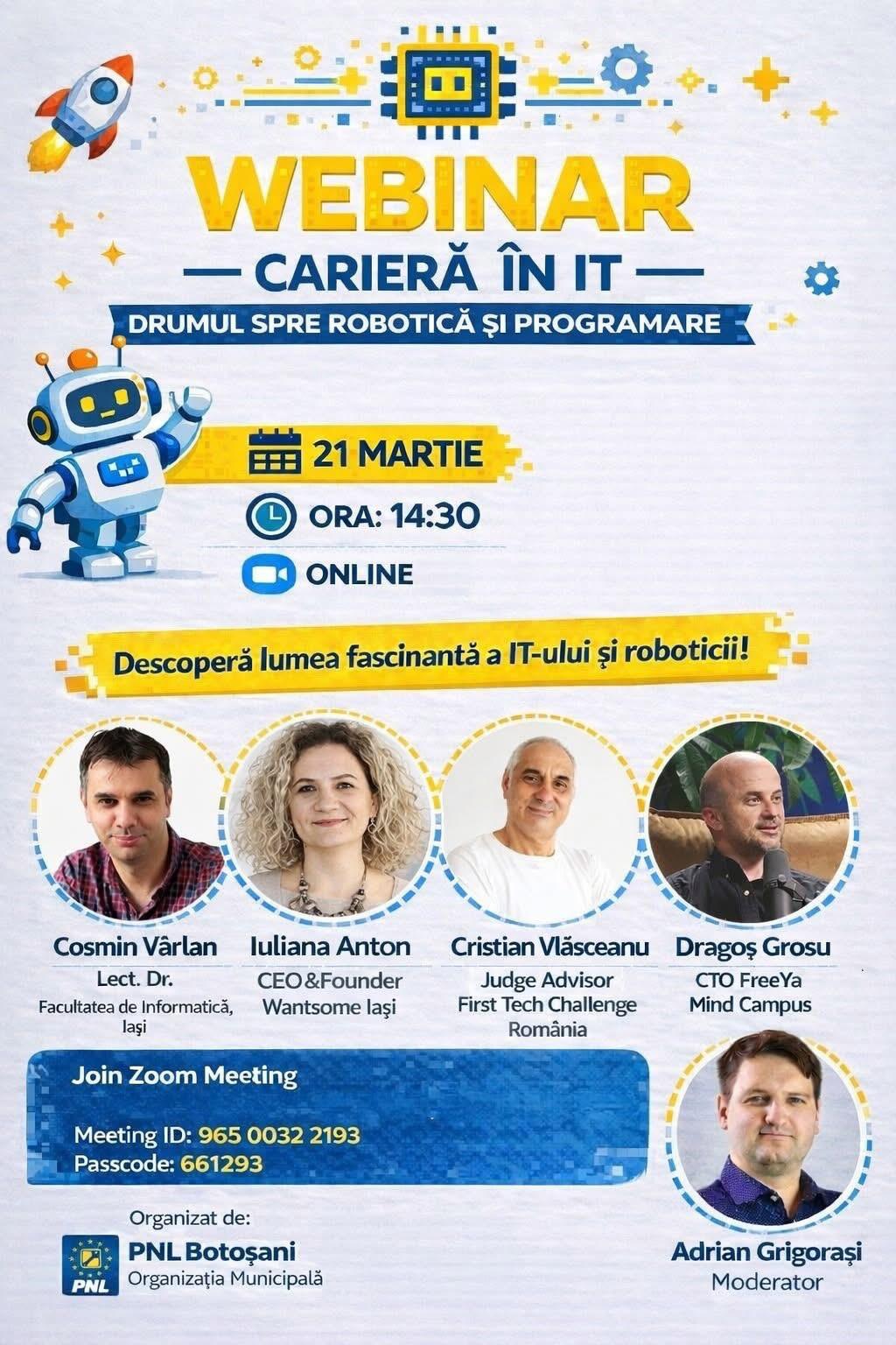 Webinar organizat de PNL.j