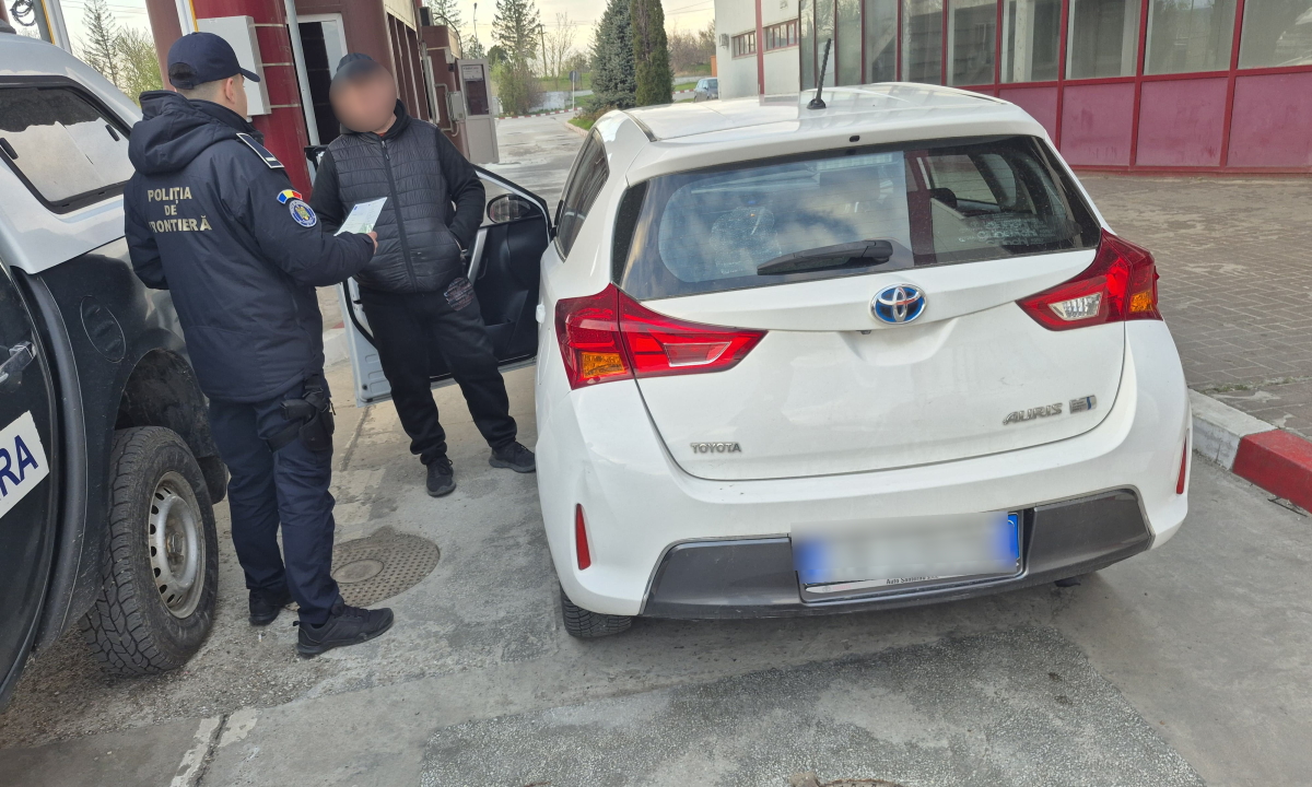 Mașină furată din Italia, descoperită la Punctul de Trecere a Frontierei Stânca