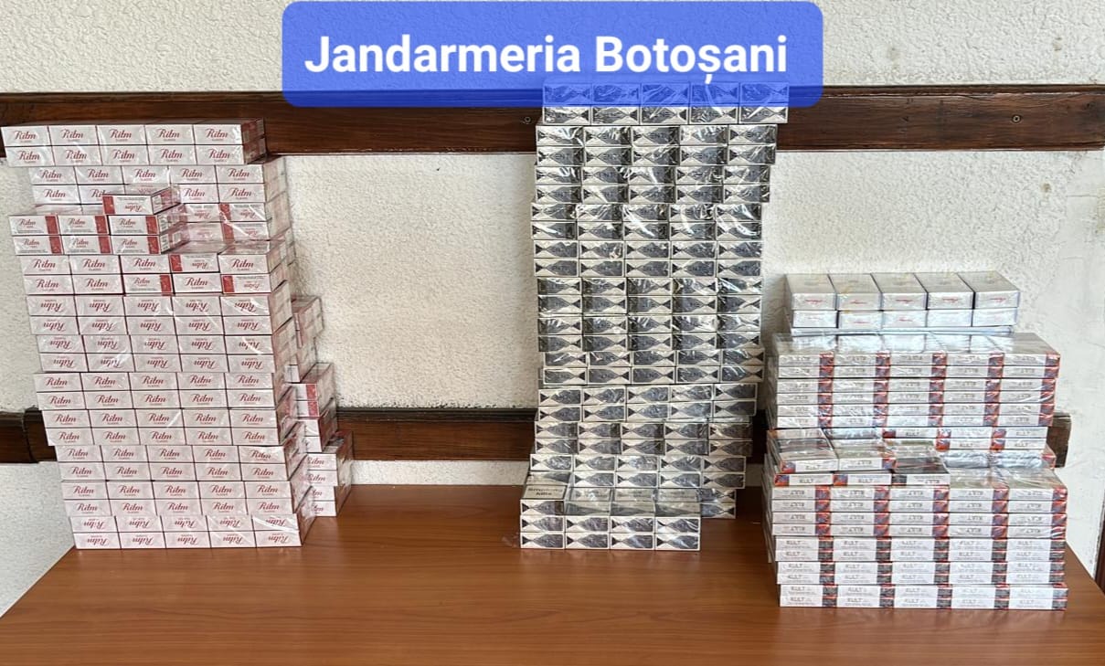 Captură importantă de țigări de contrabandă, în plină zi, la Dorohoi