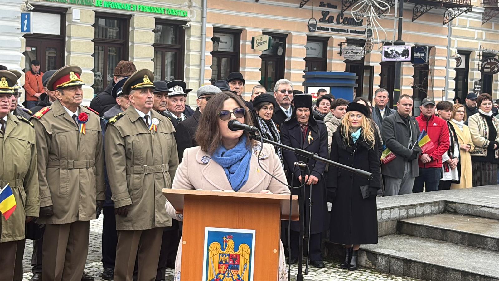 Discursul prefectului Raluca Curelariu la manifestările din Centrul Istoric: Puterea stă în ceea ce ne unește - VIDEO