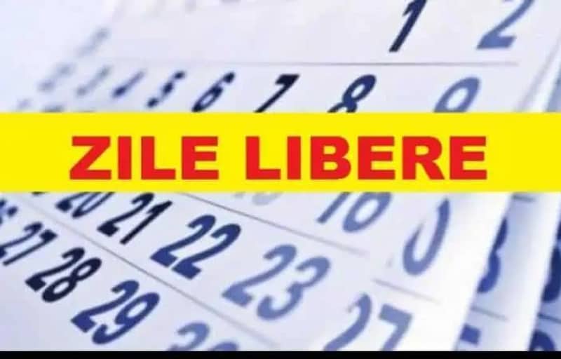 Zile libere 2026: Câte minivacanțe au botoșănenii și când pică sărbătorile legale