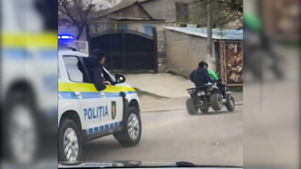 Un tânăr a ieșit la plimbare cu ATV-ul și s-a ales cu dosar penal 